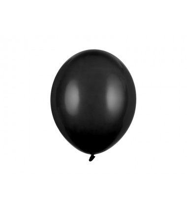 Balony Strong 30 cm czarne Pastel Black - 10 sztuk
