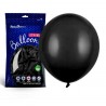 Balony Strong 43 cm czarne Pastel Black - 25 sztuk