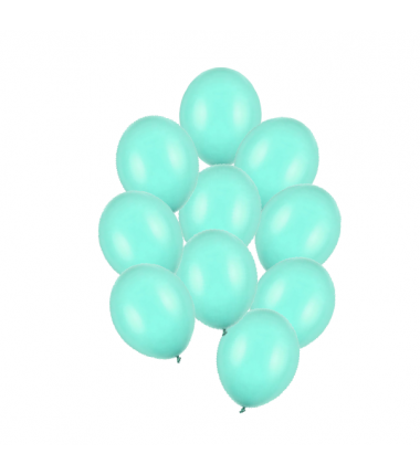 Balony Strong 23 cm miętowe Pastel Light Mint - 10 sztuk