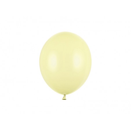 Balony Strong 12 cm jasnożółte Pastel Light Yellow - 100 sztuk