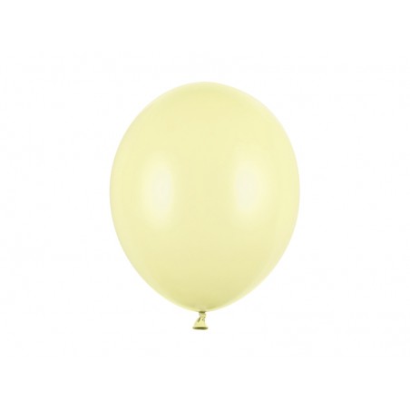 Balony Strong 30 cm jasnożółte Pastel Light Yellow - 10 sztuk