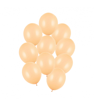 Balony Strong 23 cm brzoskwiniowe Pastel Light Peach - 10 sztuk