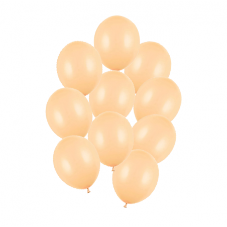 Balony Strong 23 cm brzoskwiniowe Pastel Light Peach - 10 sztuk