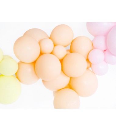 Balony Strong 30 cm brzoskwiniowe Pastel Light Peach - 50 sztuk