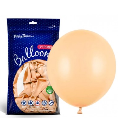 Balony Strong 43 cm brzoskwiniowe Pastel Light Peach - 25 sztuk