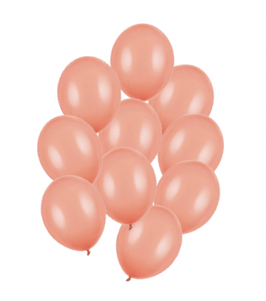 Balony Strong 30 cm brzoskwiniowe Pastel Peach - 10 sztuk