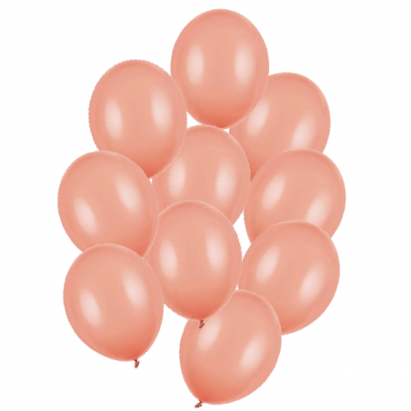 Balony Strong 30 cm brzoskwiniowe Pastel Peach - 10 sztuk