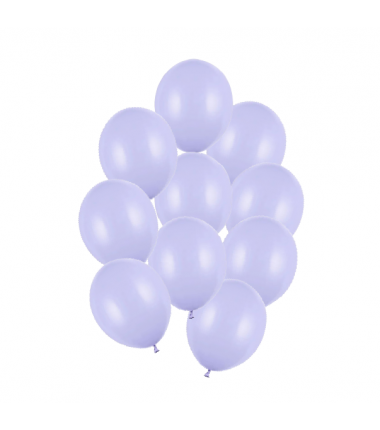 Balony Strong 23 cm liliowe Pastel Light Lilac - 10 sztuk