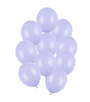 Balony Strong 30 cm liliowe Pastel Light Lilac - 10 sztuk