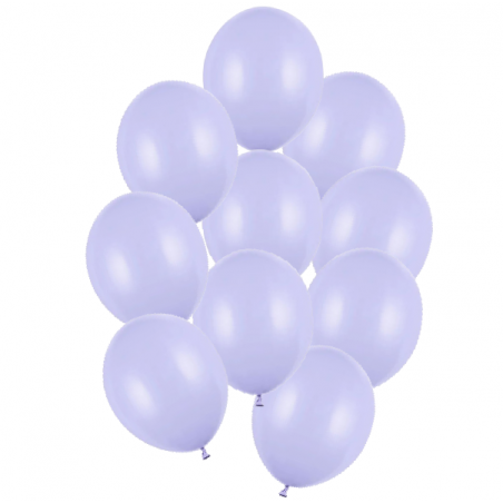 Balony Strong 30 cm liliowe Pastel Light Lilac - 10 sztuk