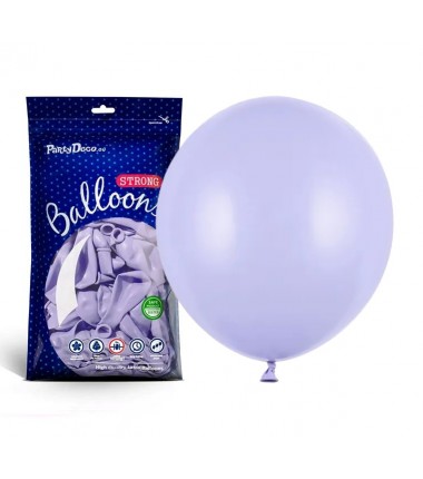 Balony Strong 43 cm liliowe Pastel Light Lilac - 25 sztuk