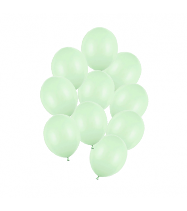 Balony Strong 23 cm pistacjowe Pastel Pistachio - 10 sztuk