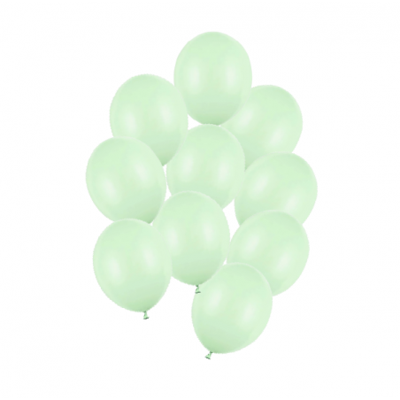 Balony Strong 23 cm pistacjowe Pastel Pistachio - 10 sztuk