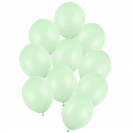 Balony Strong 30 cm pistacjowe Pastel Pistachio - 10 sztuk