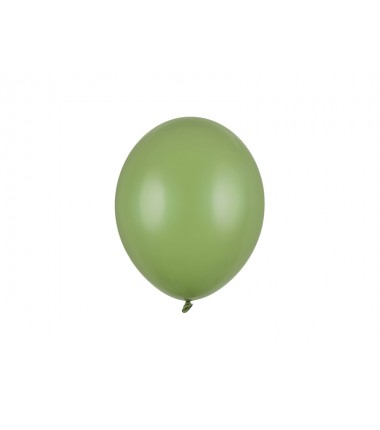 Balony Strong 12 cm oliwkowe Pastel Rosemary Green - 100 sztuk