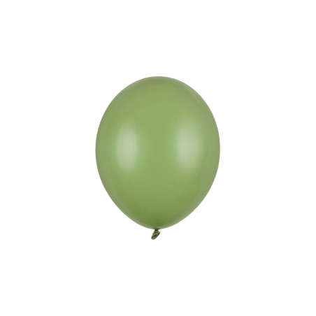 Balony Strong 12 cm oliwkowe Pastel Rosemary Green - 100 sztuk