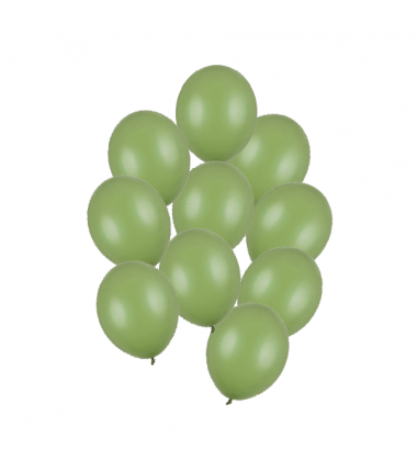 Balony Strong 23 cm oliwkowe Pastel Rosemary Green - 10 sztuk