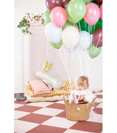 Balony Strong 23 cm oliwkowe Pastel Rosemary Green 100 sztuk