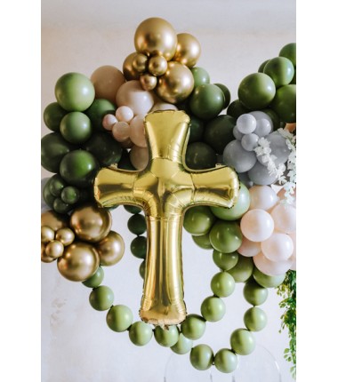 Balony Strong 30 cm oliwkowe Pastel Rosemary Green - 10 sztuk