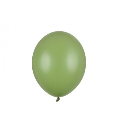 Balony Strong 30 cm oliwkowe Pastel Rosemary Green - 50 sztuk