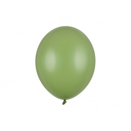Balony Strong 30 cm oliwkowe Pastel Rosemary Green - 50 sztuk