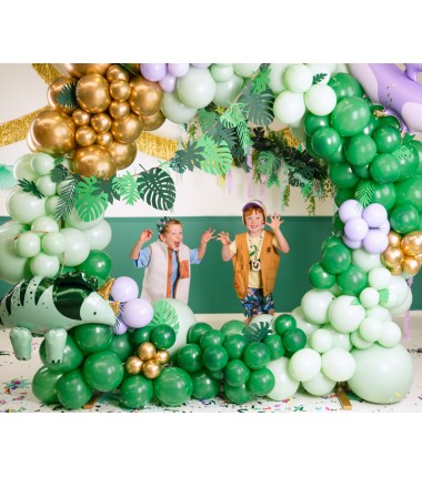 Balony Strong 12 cm emeraldowe Pastel Emerald Green - 100 sztuk