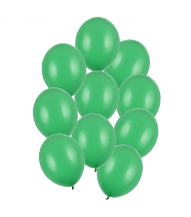Balony Strong 30 cm emeraldowe Pastel Emerald Green - 10 sztuk