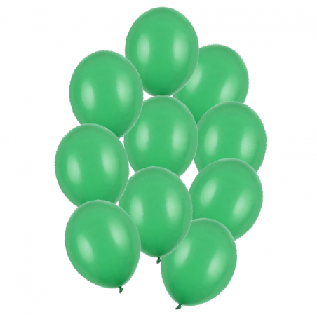 Balony Strong 30 cm emeraldowe Pastel Emerald Green - 10 sztuk