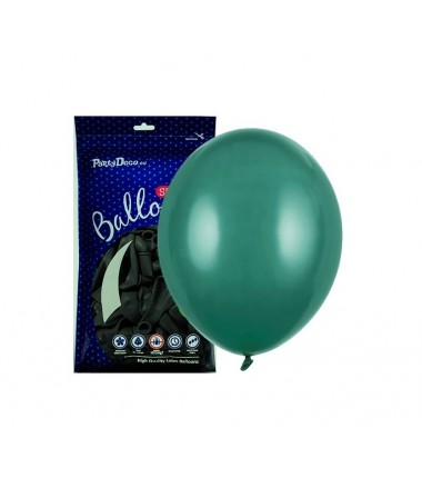 Balony Strong 12 cm butelkowa zieleń Pastel Bottle Green - 100 sztuk