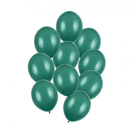 Balony Strong 23 cm butelkowa zieleń Pastel Bottle Green - 10 sztuk