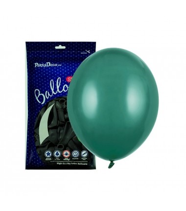 Balony Strong 23 cm butelkowa zieleń Pastel Bottle Green - 100 sztuk