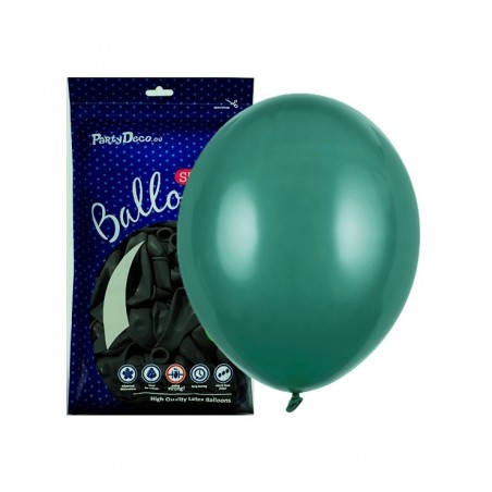 Balony Strong 23 cm butelkowa zieleń Pastel Bottle Green - 100 sztuk