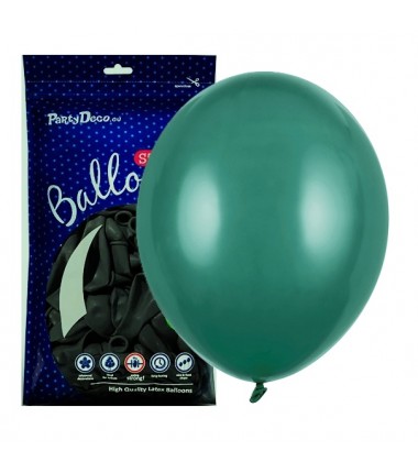 Balony Strong 30 cm butelkowa zieleń Pastel Bottle Green - 100 sztuk