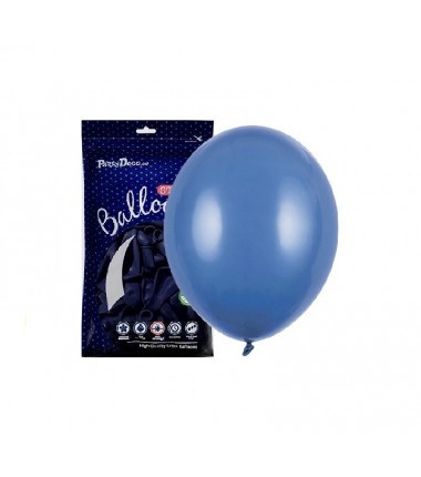 Balony Strong 12 cm granatowe Pastel Navy Blue - 100 sztuk