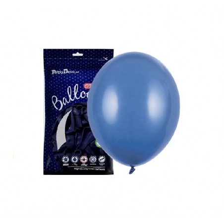 Balony Strong 12 cm granatowe Pastel Navy Blue - 100 sztuk