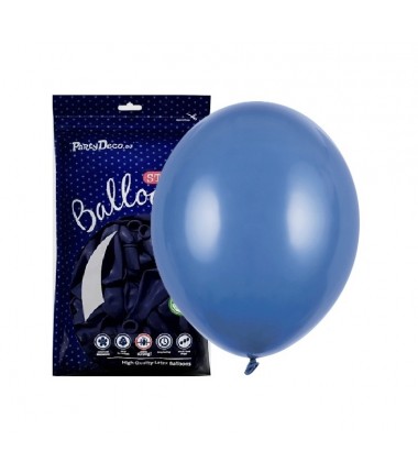 Balony Strong 23 cm granatowe Pastel Navy Blue - 100 sztuk
