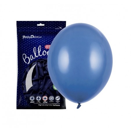 Balony Strong 23 cm granatowe Pastel Navy Blue - 100 sztuk