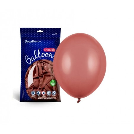Balony Strong 12 cm burgundowy Pastel Burgundy - 100 sztuk