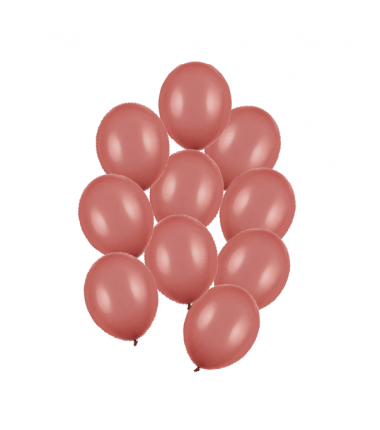 Balony Strong 23 cm burgundowy Pastel Burgundy - 10 sztuk