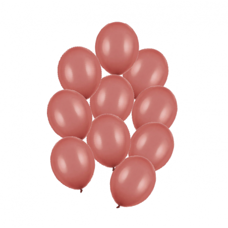 Balony Strong 23 cm burgundowy Pastel Burgundy - 10 sztuk