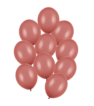 Balony Strong 30 cm burgundowy Pastel Burgundy - 10 sztuk