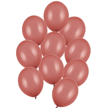 Balony Strong 30 cm burgundowy Pastel Burgundy - 10 sztuk