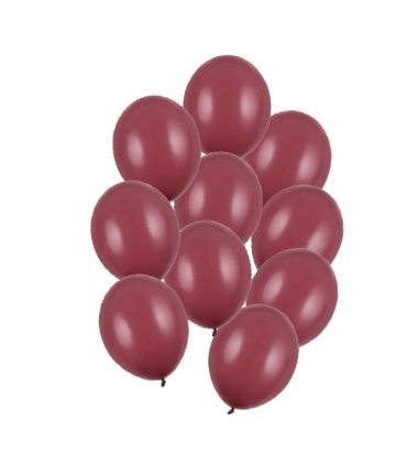Balony Strong 23 cm śliwkowe Pastel Prune - 10 sztuk