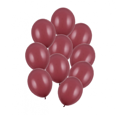 Balony Strong 23 cm śliwkowe Pastel Prune - 10 sztuk