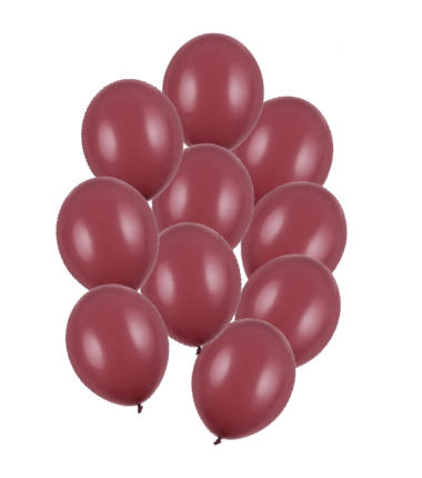 Balony Strong 30 cm śliwkowe Pastel Prune - 10 sztuk