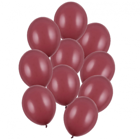 Balony Strong 30 cm śliwkowe Pastel Prune - 10 sztuk