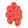 Balony Strong 23 cm makowe, czerwone Pastel Poppy Red - 10 sztuk