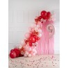Balony Strong 30 cm makowe czerwone Pastel Poppy Red - 10 sztuk