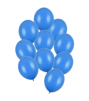 Balony Strong 30 cm chabrowe Pastel Corn. Blue - 10 sztuk