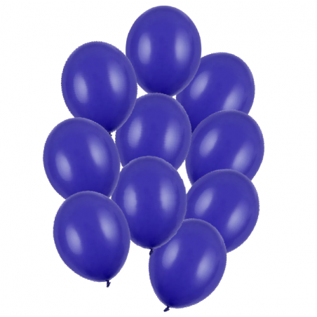 Balony Strong 30 cm ciemnoniebieskie Pastel Royal Blue - 10 sztuk